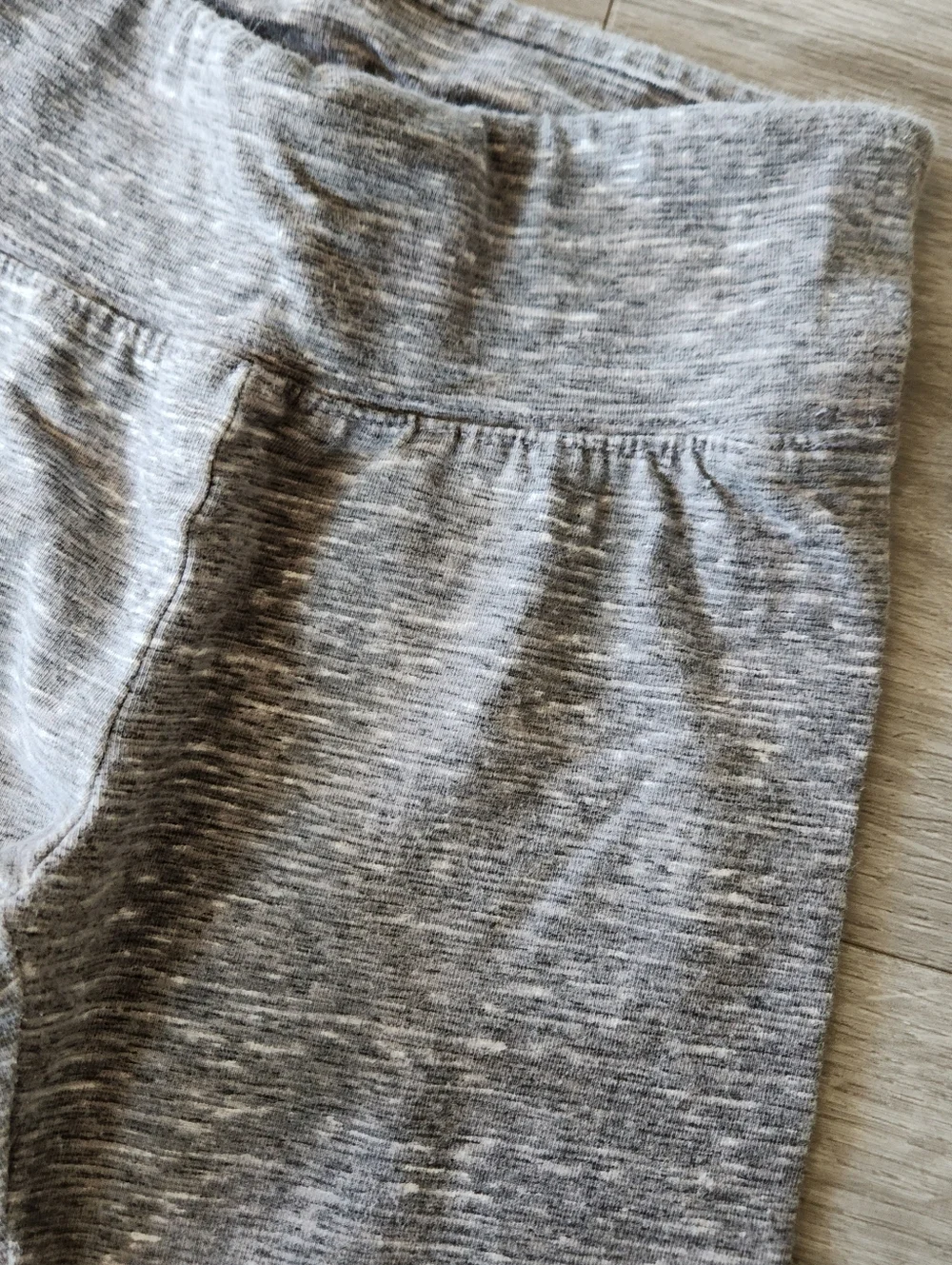 Justice Gray Marled Leggings Size 7